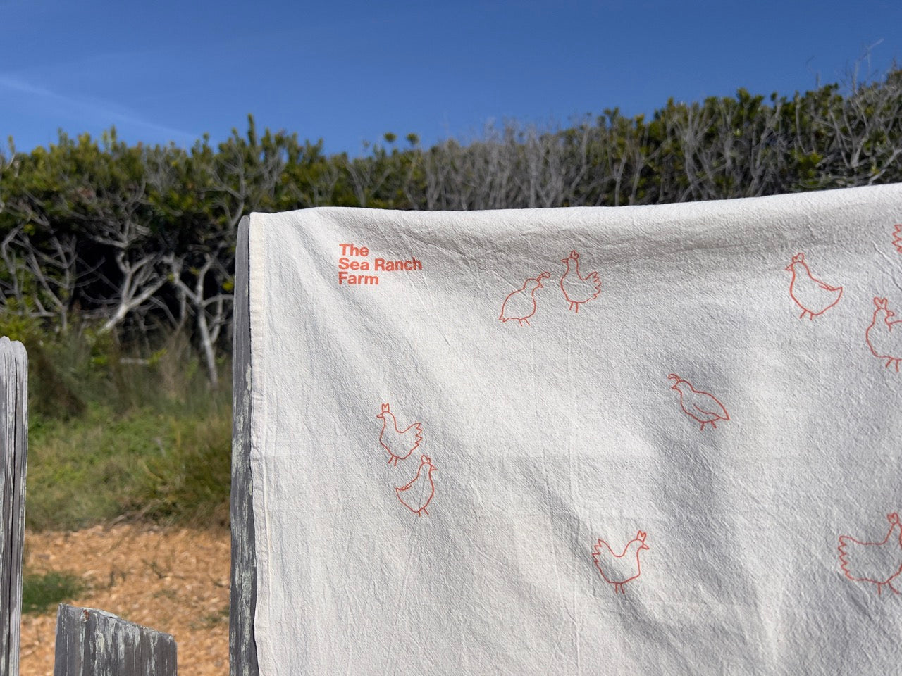The Sea Ranch Farm Chicken Tea Towel