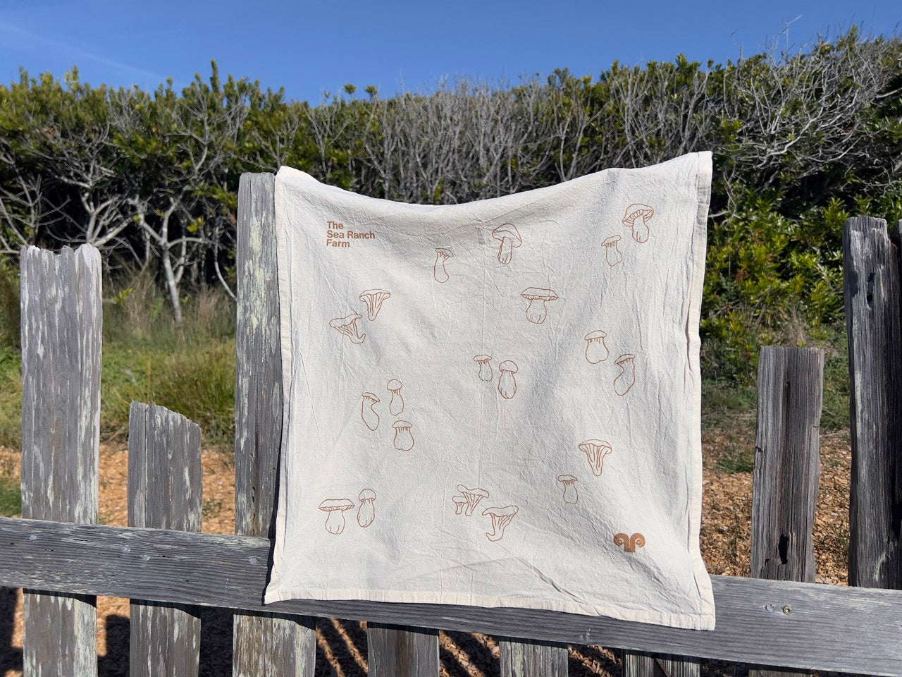 The Sea Ranch Farm Mushroom Tea Towel