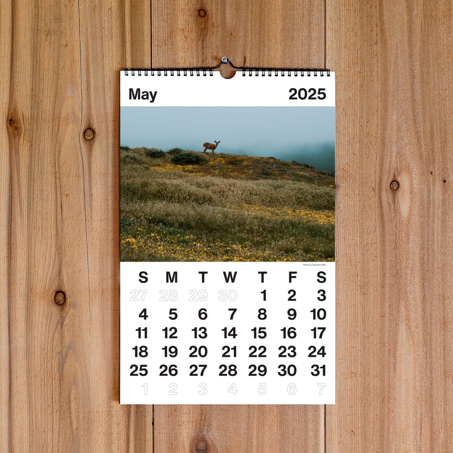 2025 Lodge Wall Calendar