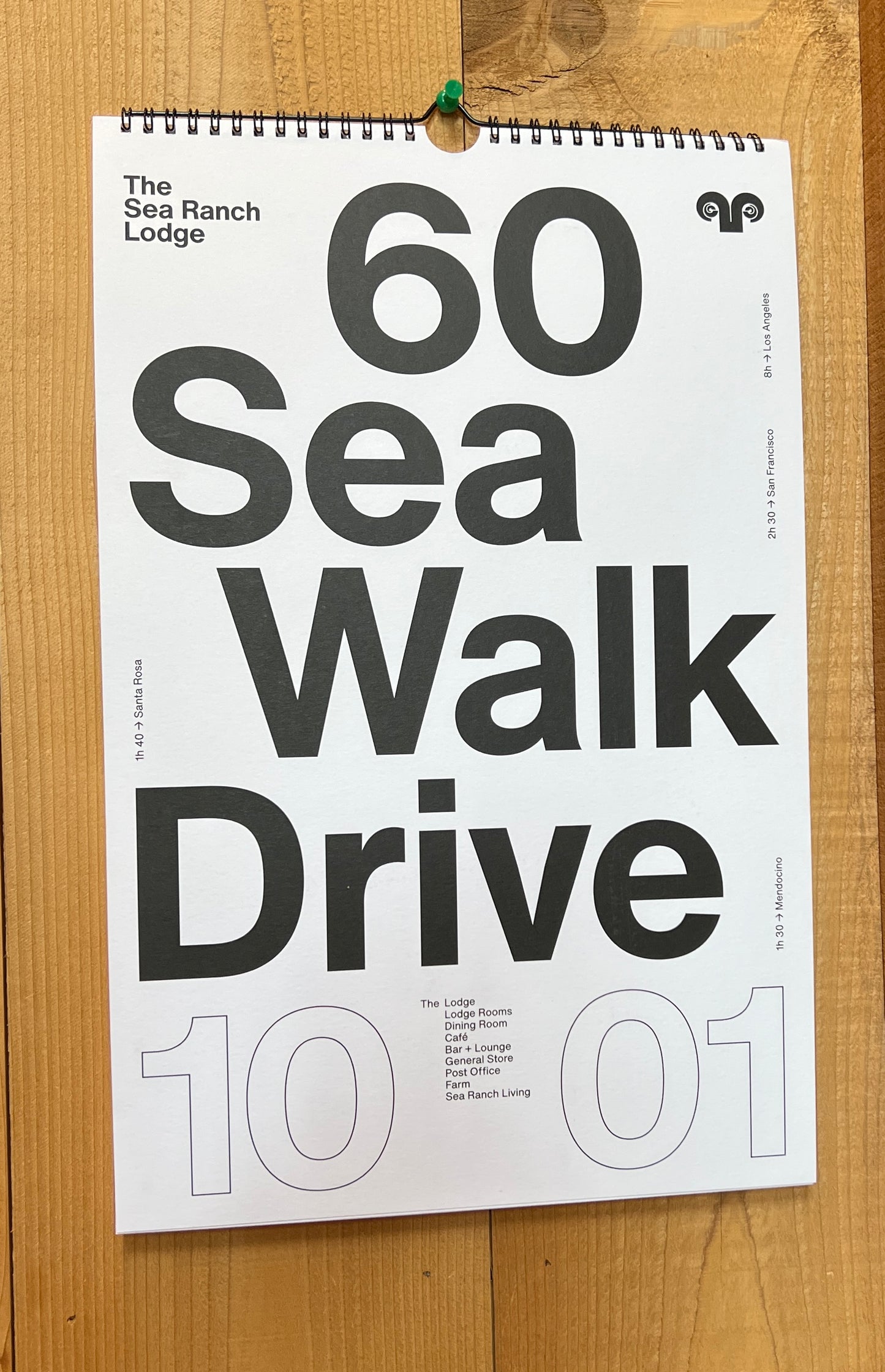 2026 Lodge Wall Calendar