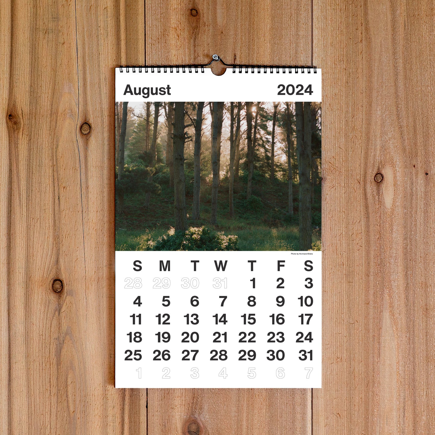 2024 Lodge Wall Calendar