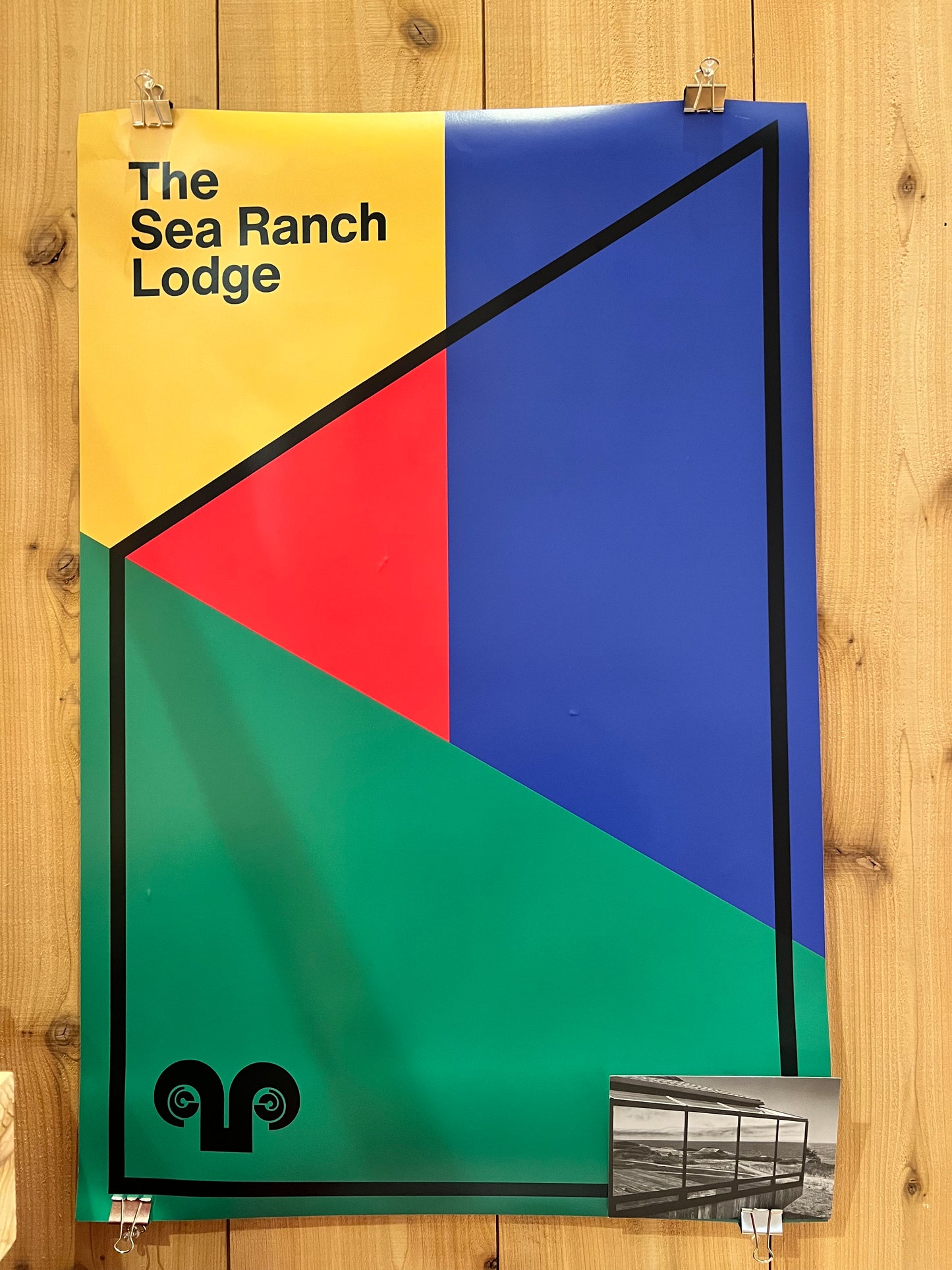 Lodge Colorblock Poster